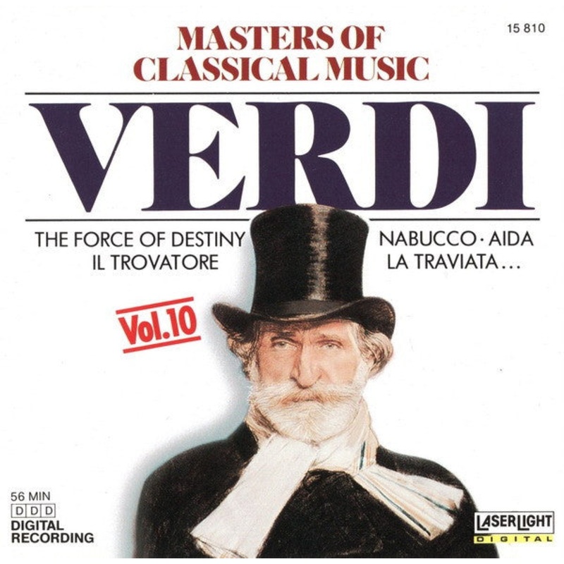Verdi* – Masters Of Classical Music, Vol.10: Verdi (CD, Comp) (Very Good (VG))