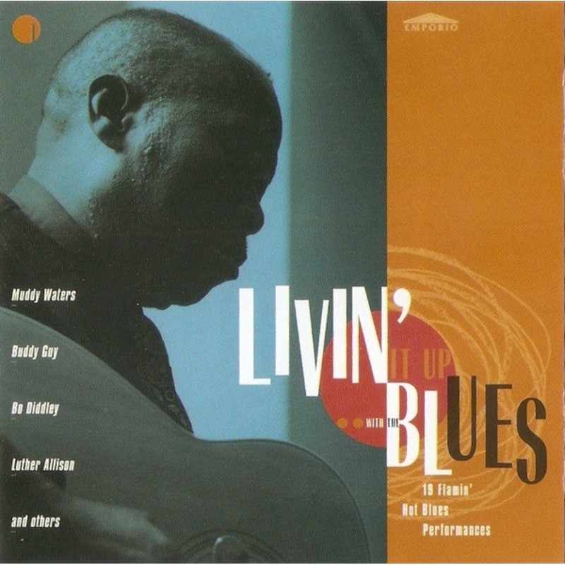 Various – Livin’ It Up With The Blues (CD, Comp) (Very Good Plus (VG+))