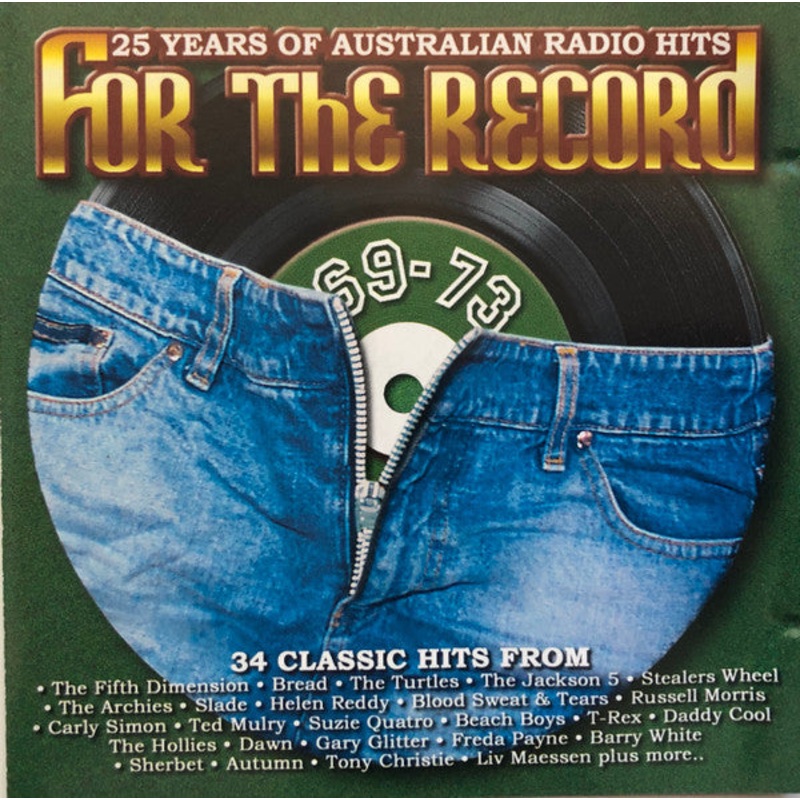 Various – For The Record Volume 1 25 Years Of Australian Radio Hits 69 – 73 (2xCD, Comp) (Very Good Plus (VG+))