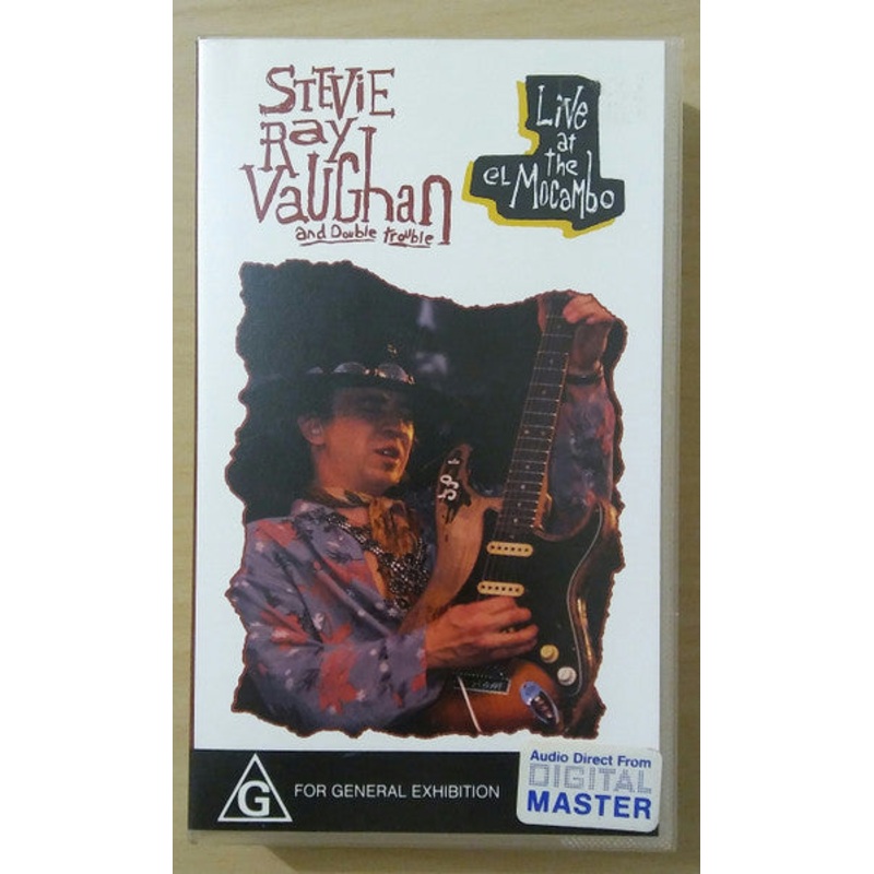 Stevie Ray Vaughan & Double Trouble – Live At The El Mocambo (VHS, PAL) (Very Good (VG))