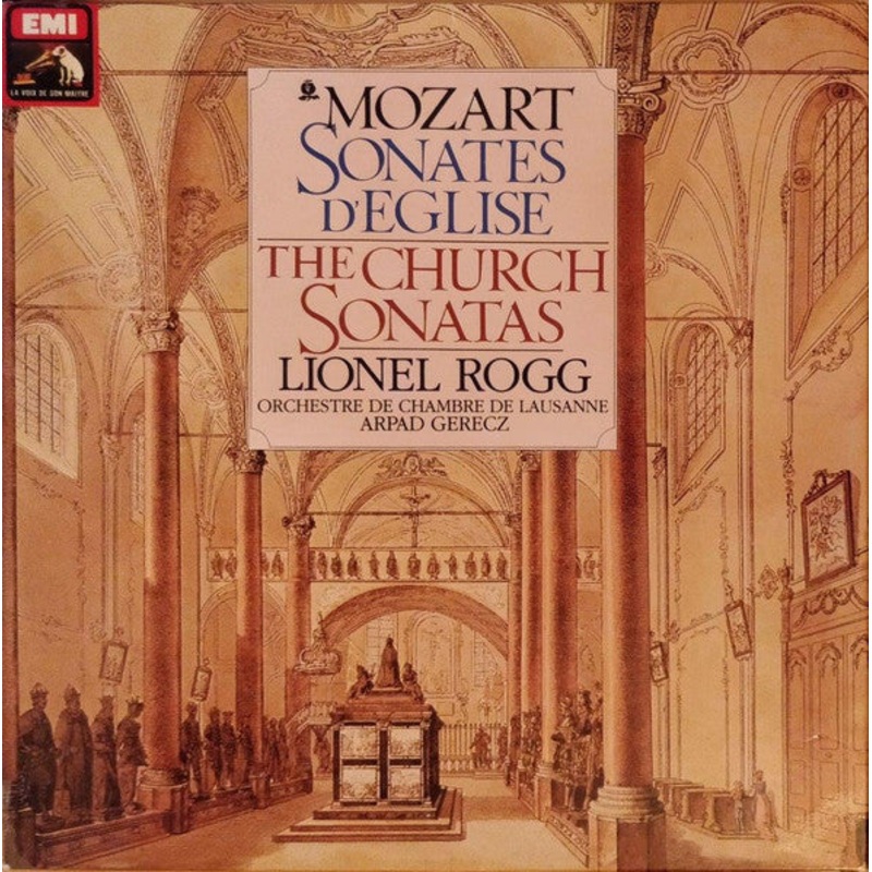 Wolfgang Amadeus Mozart, Lionel Rogg, Orchestre De Chambre De Lausanne, Arpad Grecz – Sonates D’Eglise = The Church Sonatas (2xLP + Box) (Very Good Plus (VG+))