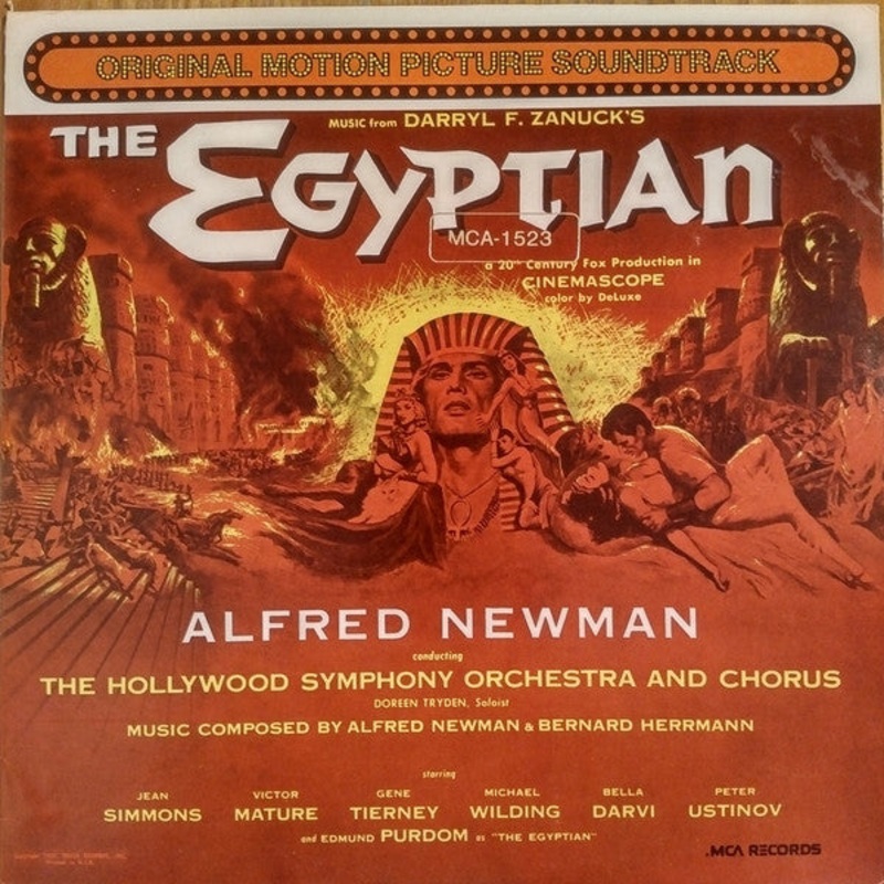 Alfred Newman, Bernard Herrmann – The Egyptian (A 20th Century Fox Production In Cinemascope) (LP, Album, RE) (Very Good Plus (VG+))