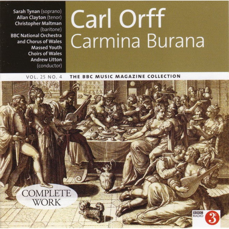 Carl Orff, Sarah Tynan, Allan Clayton, Christopher Maltman, BBC National Orchestra* And Chorus Of Wales*, Massed Youth Choirs Of Wales, Andrew Litton – Carmina Burana (CD) (Very Good Plus (VG+))