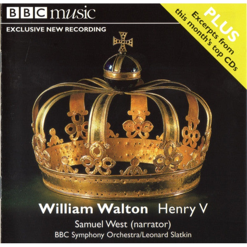 William Walton*, Samuel West, BBC Symphony Orchestra, Leonard Slatkin – Henry V (CD) (Very Good (VG))