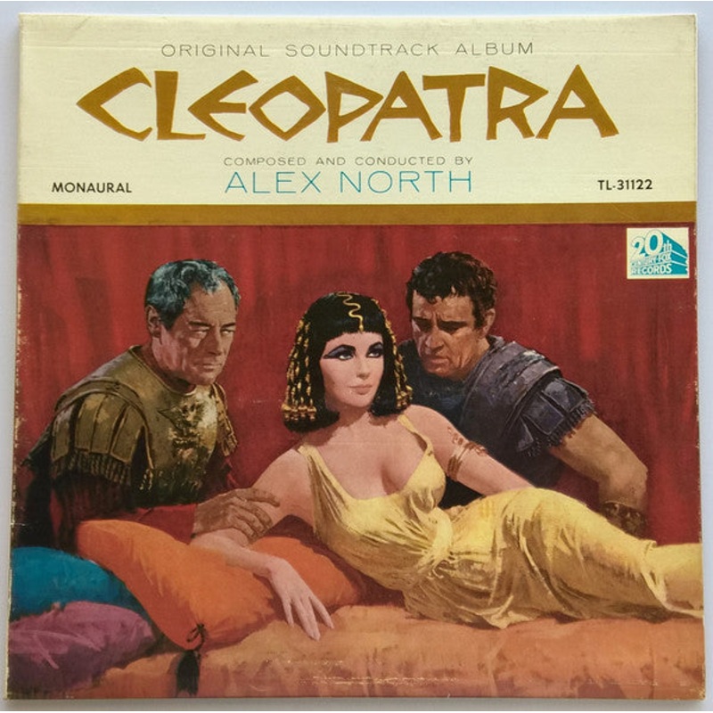 Alex North – Cleopatra (Original Soundtrack Album) (LP, Album, Mono, Gat) (Good (G))