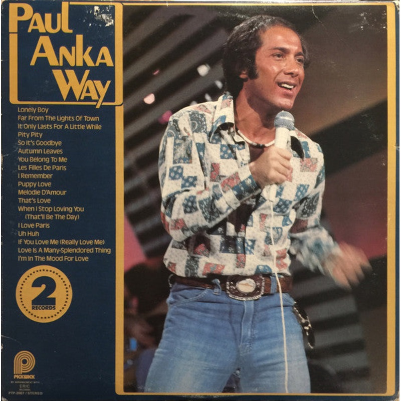 Paul Anka – Paul Anka Way (2xLP, Comp) (Good Plus (G+))