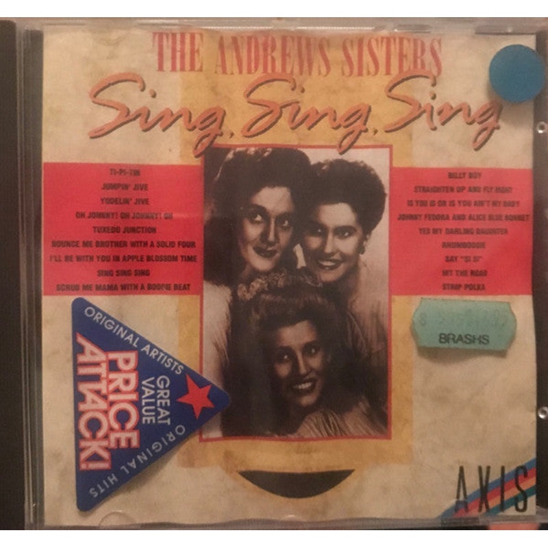 The Andrews Sisters – Sing, Sing, Sing (CD, Comp, Mono) (Very Good (VG))