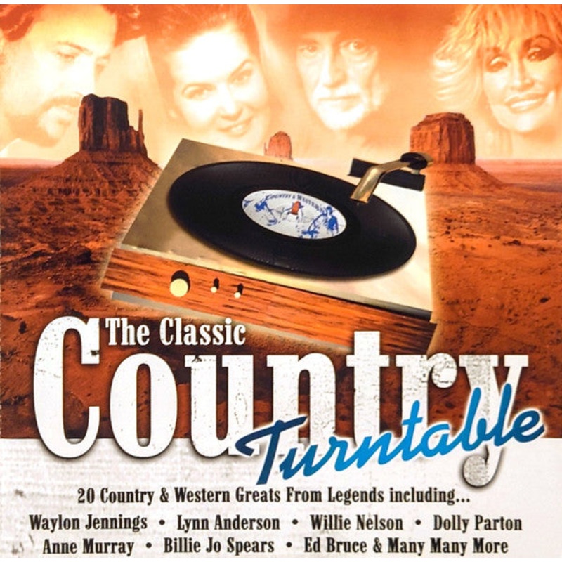 Various – The Classis Country Turntable (CD, Comp) (Very Good (VG))