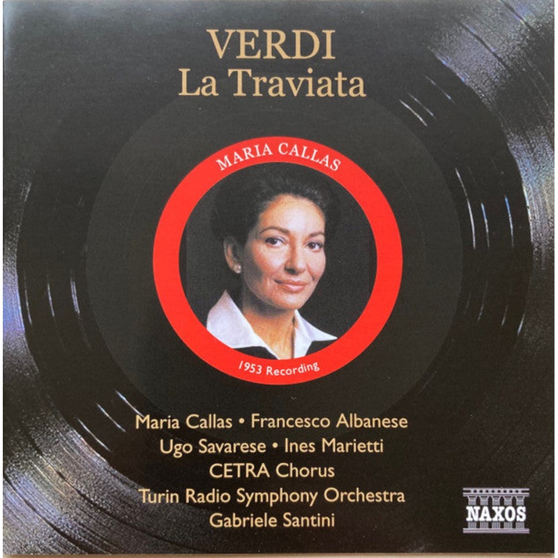 Giuseppe Verdi / Maria Callas, Francesco Albanese, Ugo Savarese, Ede Marietti Gandolfo, Mariano Caruso, Coro Cetra, Orchestra Sinfonica Di Torino Della RAI, Gabriele Santini  – La Traviata (2xCD, Album) (Near Mint (NM or M-))
