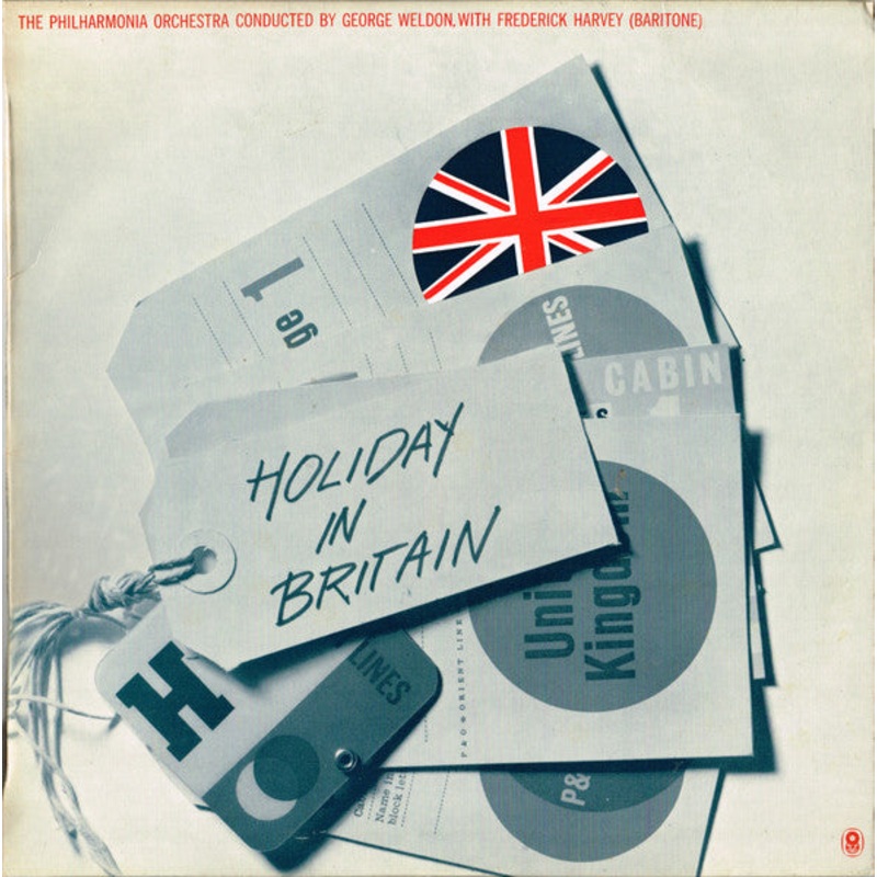 Philharmonia Orchestra Conducted By George Weldon With Frederick Harvey – Holiday In Britain (LP, Album, Club) (Very Good Plus (VG+))