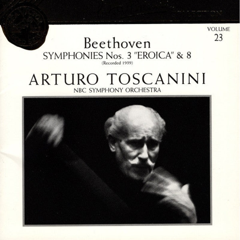 Beethoven*, Arturo Toscanini, NBC Symphony Orchestra – Symphonies No. 3 Eroica & No. 8 (CD, Comp, Mono, RE, RM) (Near Mint (NM or M-))