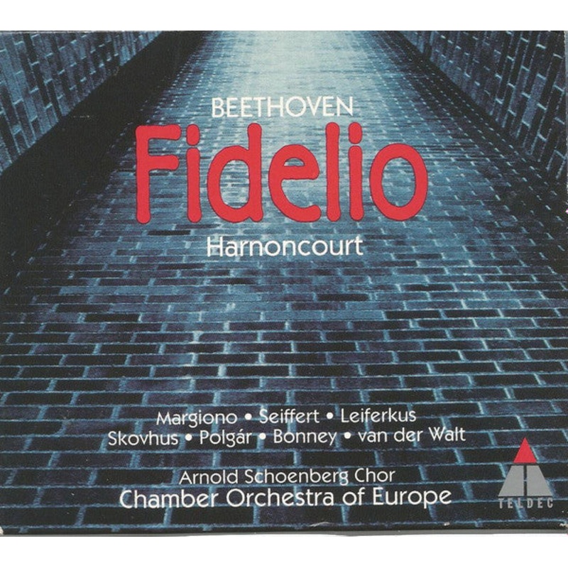 Beethoven* – Margiono*  Seiffert*  Leiferkus*  Skovhus*  Polgr*  Bonney*  van der Walt*  Arnold Schoenberg Chor  Chamber Orchestra Of Europe*  Harnoncourt* – Fidelio (2xCD, Album + Box, Sli) (Mint (M))