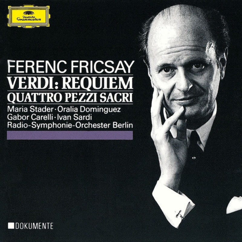 Verdi*  Ferenc Fricsay – Requiem / Quattro Pezzi sacri (2xCD, Mono, RM) (Near Mint (NM or M-))
