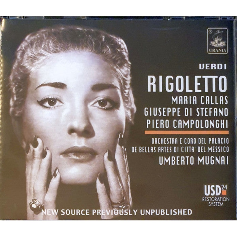 Verdi*, Maria Callas, Giuseppe di Stefano, Campolonghi*, Ruffino*, Umberto Mugnai, Palacios de Bellas Artes, Mxico* – Rigoletto (2xCD, Album, Mono, RE, RM) (Near Mint (NM or M-))