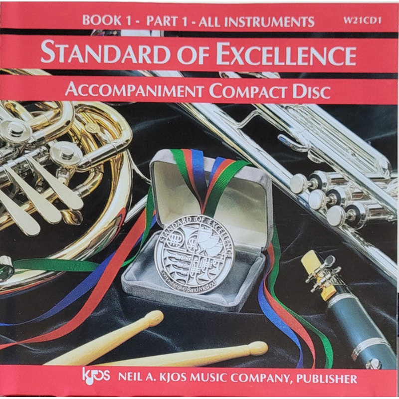 Unknown Artist – Standard Of Excellence, Accompaniment Compact Disc, Book 1 – Part 1 – All Instruments (CD) (Very Good Plus (VG+))