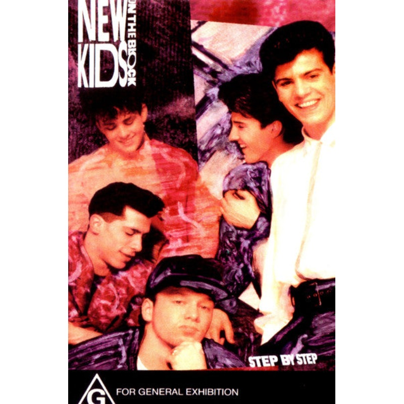 New Kids On The Block – Step By Step (VHS, PAL) (Very Good Plus (VG+))