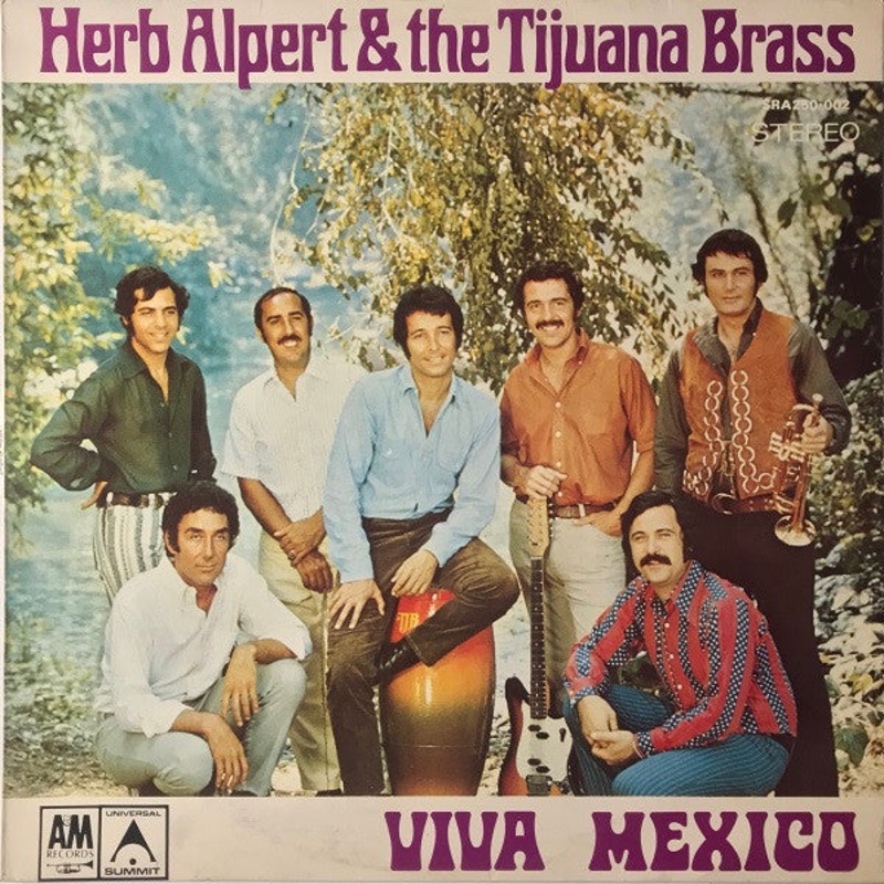 Herb Alpert & The Tijuana Brass – Viva Mexico (LP, Comp) (Good Plus (G+))