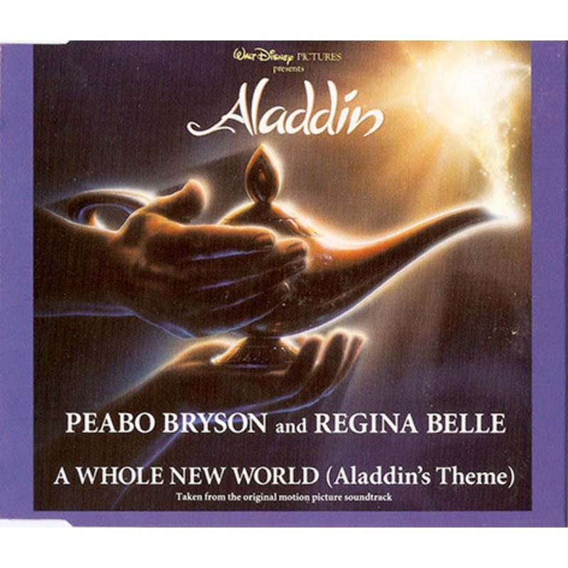 Peabo Bryson And Regina Belle – A Whole New World (Aladdin’s Theme) (CD, Single, RE, SMA) (Fair (F))
