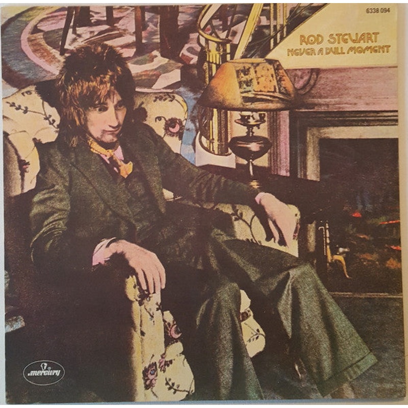Rod Stewart – Never A Dull Moment (LP, Album) (Good Plus (G+))