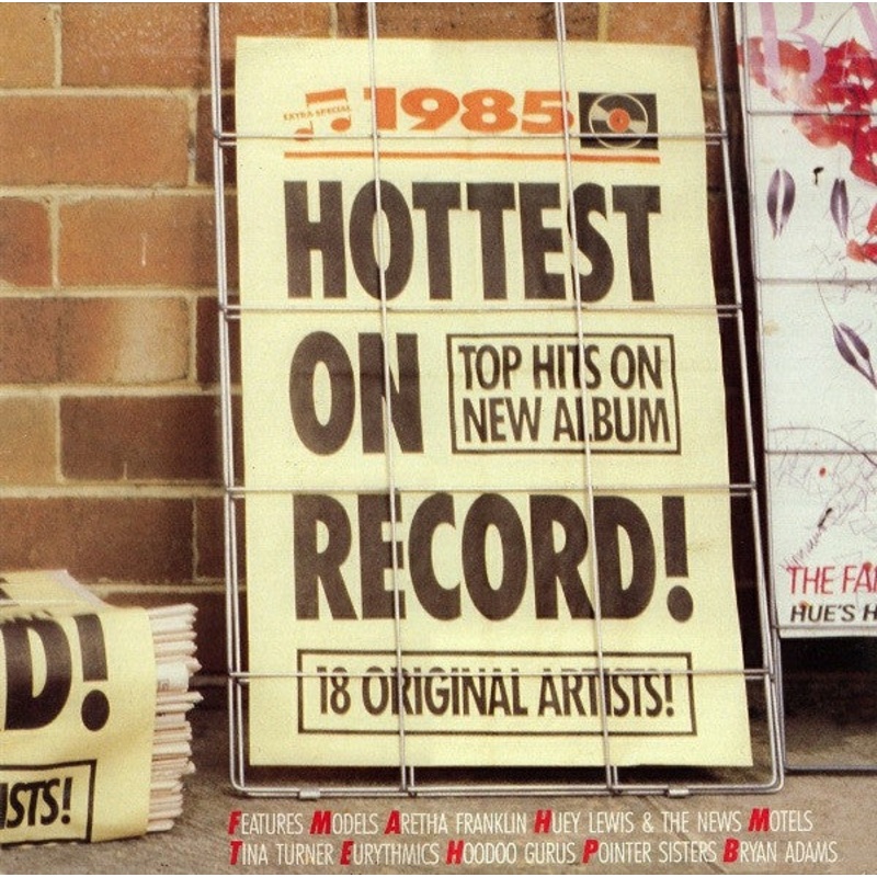 Various – 1985 Hottest On Record (LP, Comp) (Good Plus (G+))