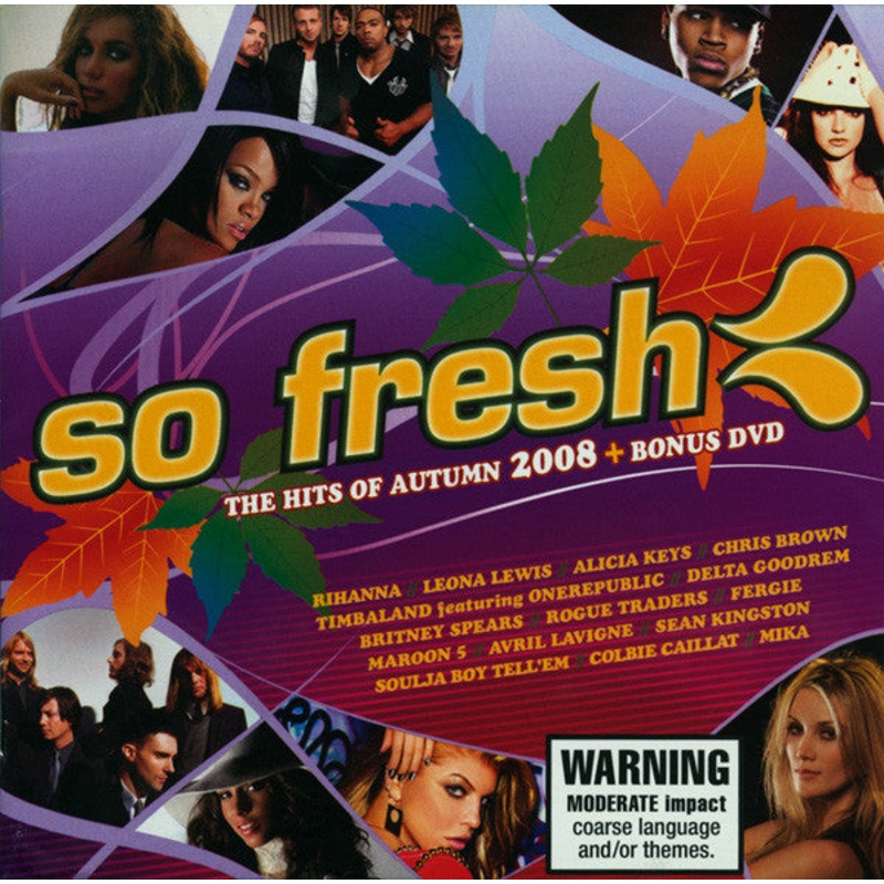 Various – So Fresh: The Hits Of Autumn 2008 + Bonus DVD (CD, Comp + DVD-V, Comp, PAL) (Very Good Plus (VG+))