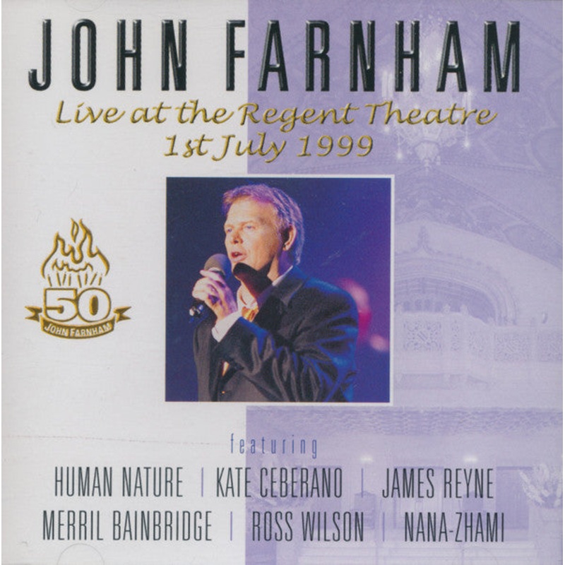 John Farnham – Live At The Regent Theatre 1st July 1999 (CD, Album) (Very Good (VG))