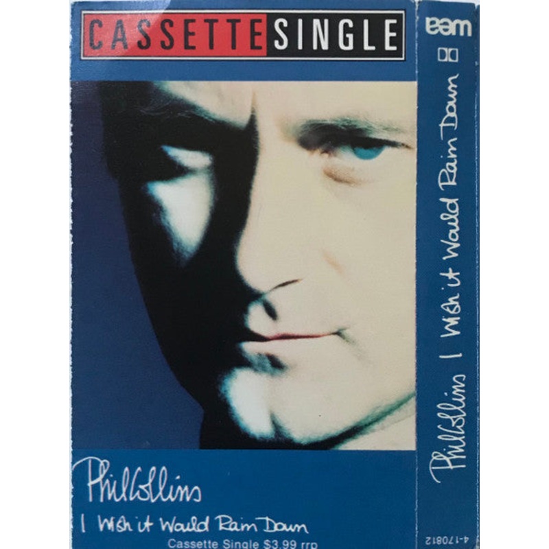 Phil Collins – I Wish It Would Rain Down (Cass, Single) (Very Good Plus (VG+))