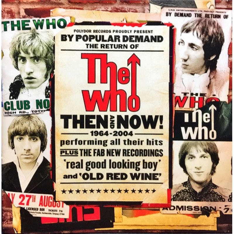 The Who – Then And Now (CD, Comp, RE) (Fair (F))