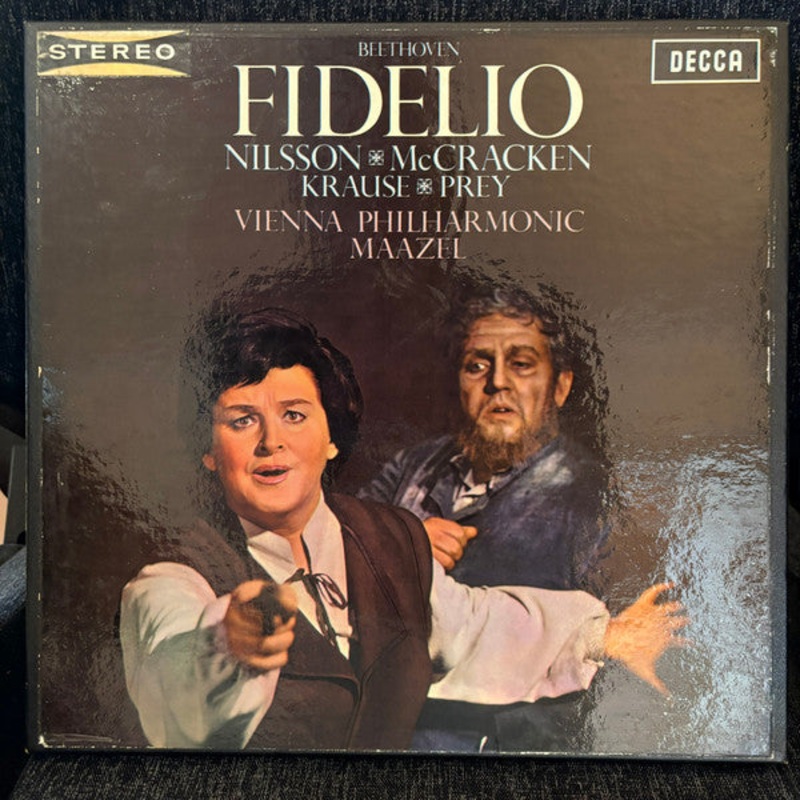 Beethoven*, Nilsson*  McCracken*, Krause*  Prey*, Vienna Philharmonic*, Maazel* – Fidelio (2xLP + Box) (Very Good Plus (VG+))