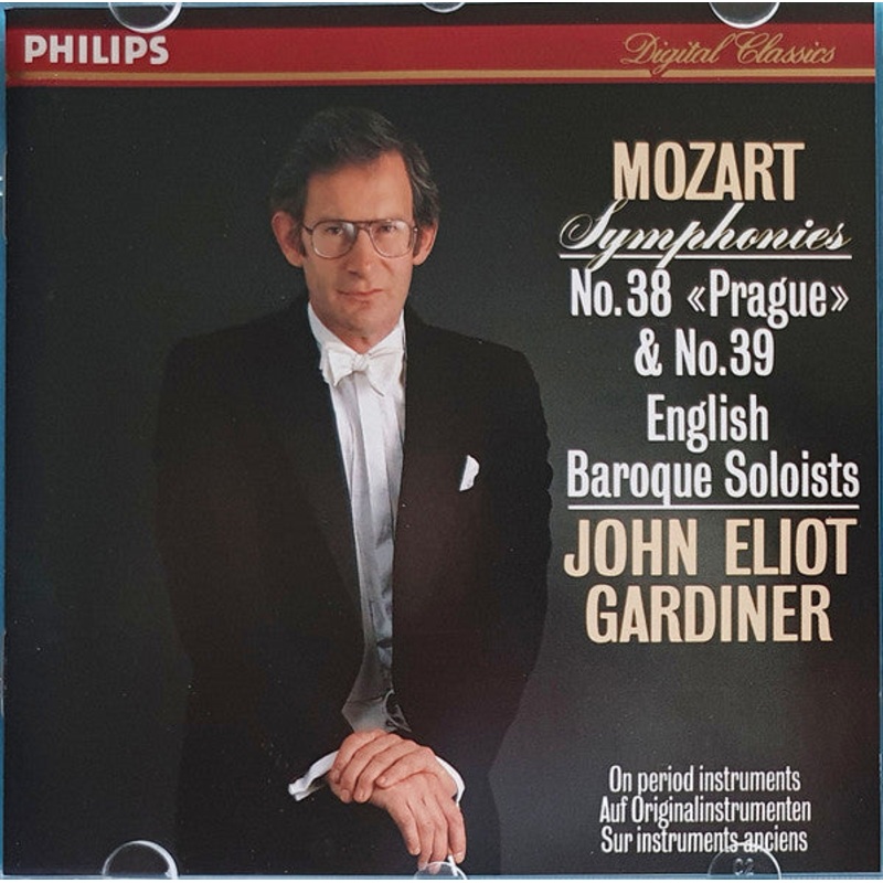 Mozart* – John Eliot Gardiner, The English Baroque Soloists – Symphonies Nos. 38 (Prague) & 39 (CD) (Very Good (VG))