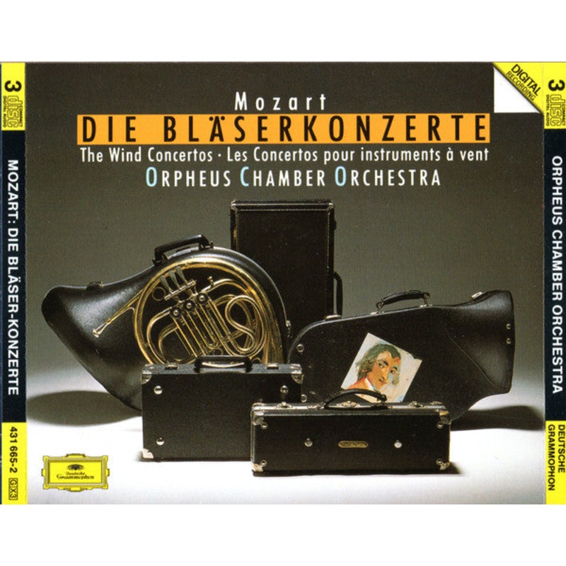 Mozart* – Orpheus Chamber Orchestra – Die Blserkonzerte = The Wind Concertos = Les Concertos Pour Instruments  Vent (3xCD, Comp) (Very Good Plus (VG+))