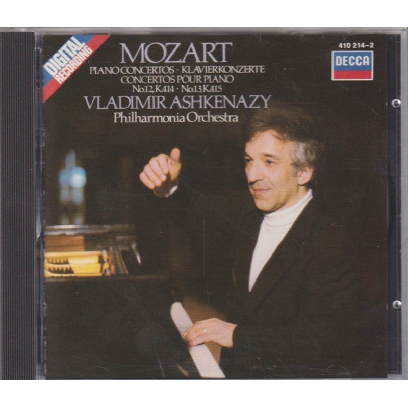 Mozart*, Vladimir Ashkenazy, Philharmonia Orchestra – Piano Concertos (CD, Album) (Very Good Plus (VG+))