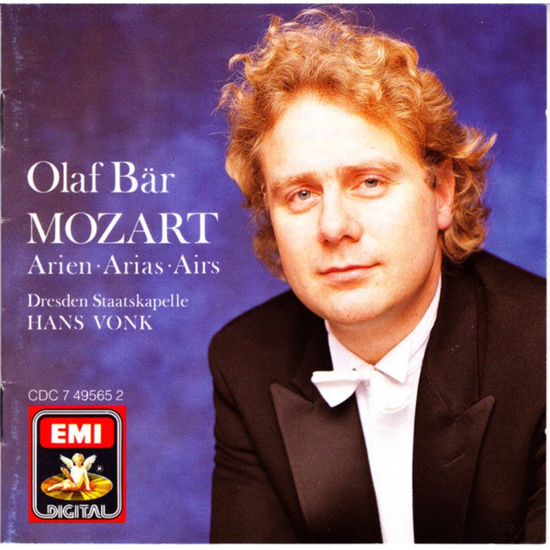 Olaf Br, Wolfgang Amadeus Mozart, Staatskapelle Dresden, Hans Vonk – Opera And Concert Arias (CD, Album) (Very Good (VG))