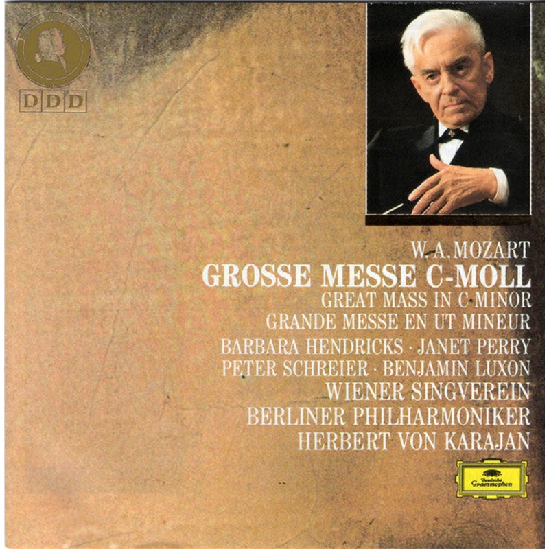 W. A. Mozart* – Herbert von Karajan – Grosse Messe C-Moll (CD, Album, RE) (Very Good Plus (VG+))