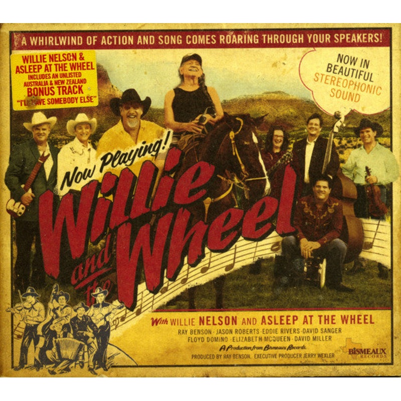 Willie Nelson & Asleep At The Wheel – Willie And The Wheel (CD, Album) (Very Good (VG))