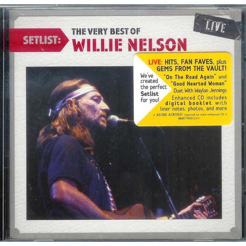 Willie Nelson – Setlist: The Very Best Of Willie Nelson Live (CD, Comp, Enh) (Mint (M))