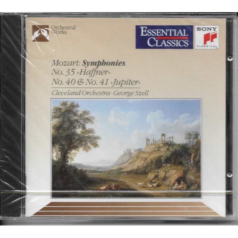 Wolfgang Amadeus Mozart / The Cleveland Orchestra  George Szell – Symphonies: No.35 Haffner, No.40 & No.41 Jupiter (CD, Comp) (Very Good Plus (VG+))