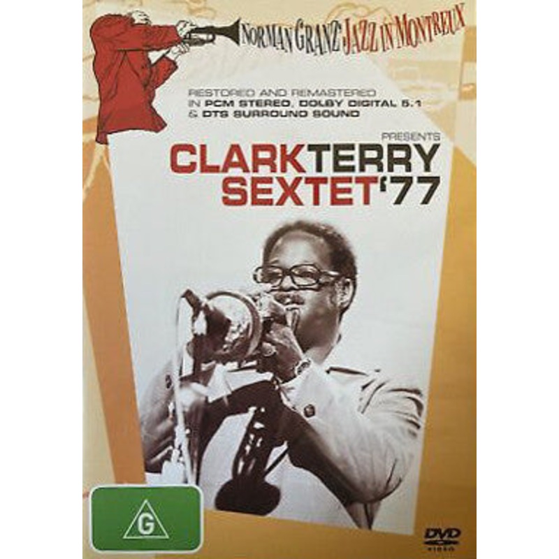 Clark Terry Sextet – Norman Granz’ Jazz In Montreux Presents Clark Terry Sextet ’77 (DVD-V, RM, Multichannel, PAL, dts) (Very Good Plus (VG+))