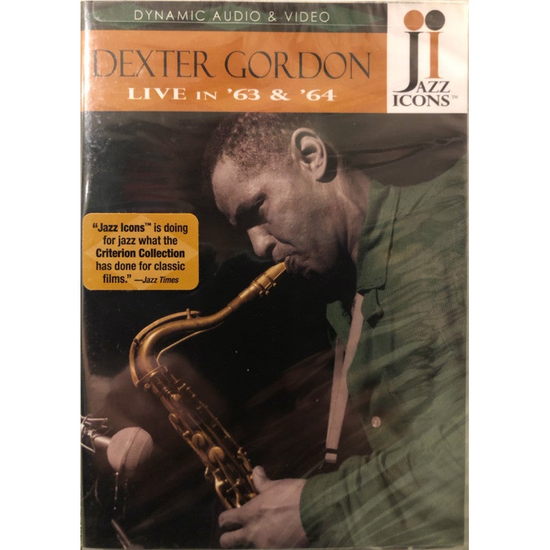 Dexter Gordon – Live In ’63 & ’64 (DVD-V, Mono, B&W) (Very Good Plus (VG+))