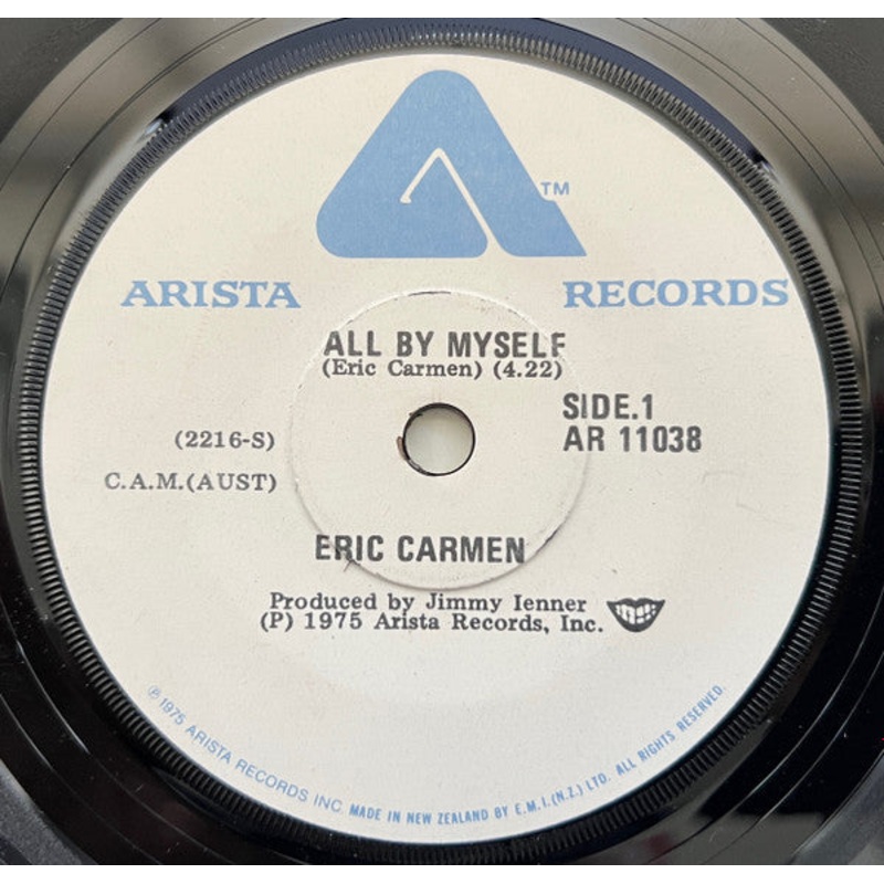 Eric Carmen – All By Myself (7, Single) (Very Good (VG))
