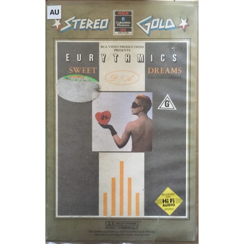 Eurythmics – Sweet Dreams (The Video Album) (VHS, PAL) (Very Good Plus (VG+))