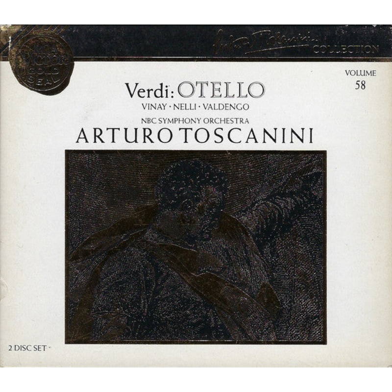 Giuseppe Verdi – Ramn Vinay, Herva Nelli, Giuseppe Valdengo, NBC Symphony Orchestra, Arturo Toscanini – Otello (2xCD, Album, Mono, RE, RM) (Very Good Plus (VG+))