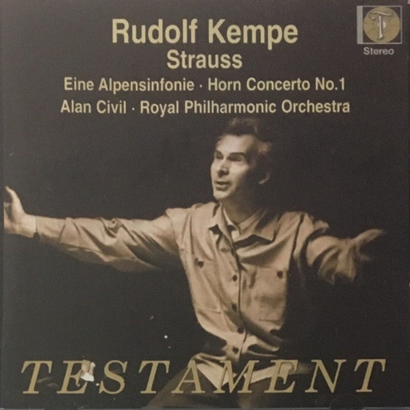 Rudolf Kempe, Richard Strauss, Alan Civil  Royal Philharmonic Orchestra – Eine Alpensinfonie  Horn Concerto No.1 (CD, Comp, RM) (Very Good Plus (VG+))
