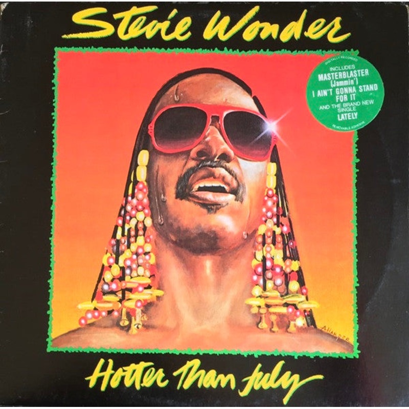 Stevie Wonder – Hotter Than July (LP, Album, Gat) (Good Plus (G+))