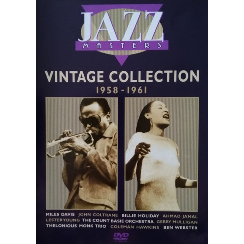 Various – Jazz Masters Vintage Collection 1958 – 1961 (DVD-V, Album, NTSC, Reg) (Very Good Plus (VG+))