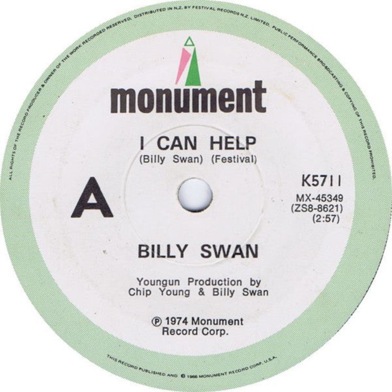 Billy Swan – I Can Help (7, Single) (Very Good (VG))