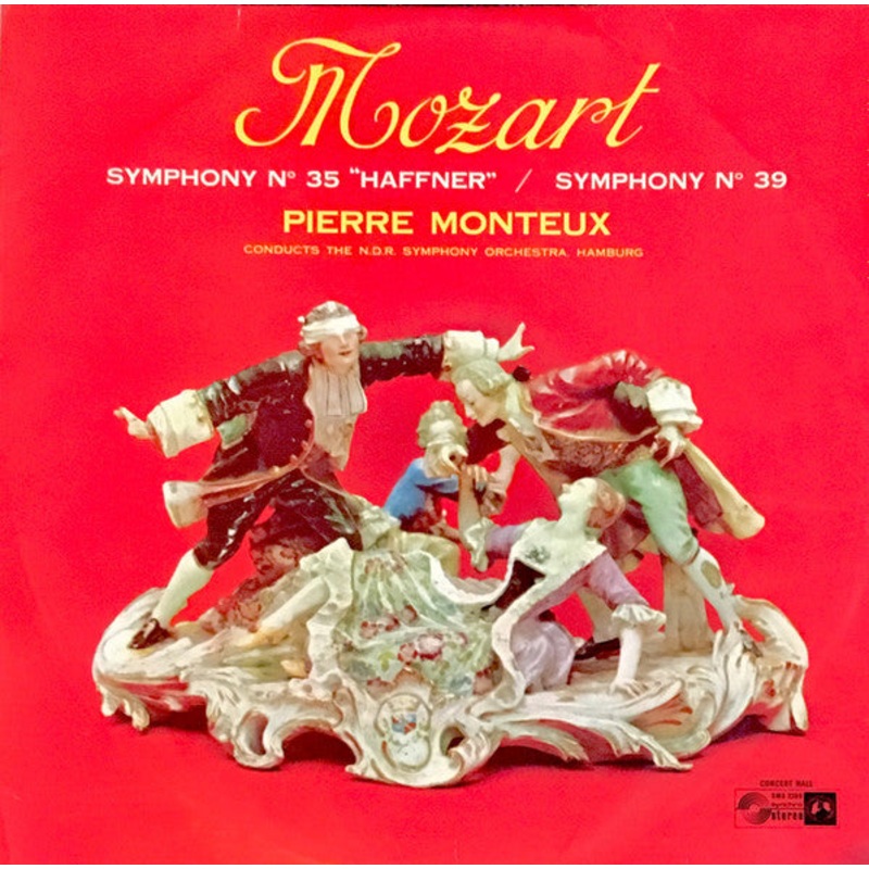 Mozart*, Pierre Monteux, The N.D.R. Symphony Orchestra, Hamburg* – Symphony No. 35 Haffner / Symphony No. 39 (LP) (Very Good Plus (VG+))