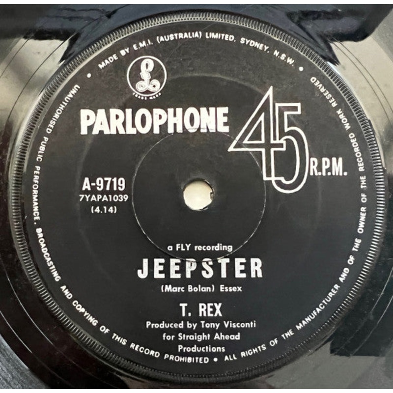 T. Rex – Jeepster (7, Single) (Very Good Plus (VG+))