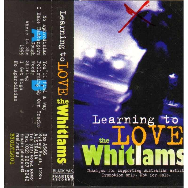 The Whitlams – Learning To Love (Cass, Album, Comp, Promo) (Very Good Plus (VG+))