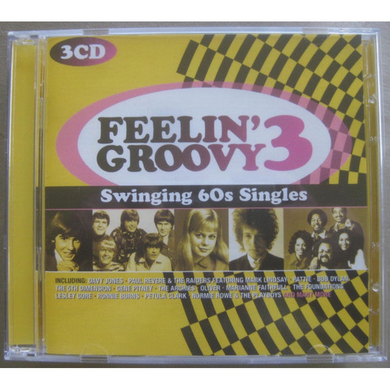 Various – Feelin Groovy 3  Swinging 60s Singles (3xCD, Comp) (Mint (M))